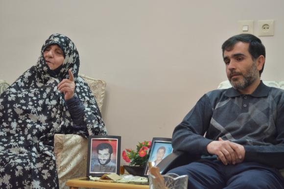 دیدار خانواده شهید خدری